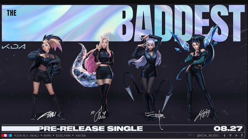 Berkenalan dengan K/DA, Girlband League of Legends