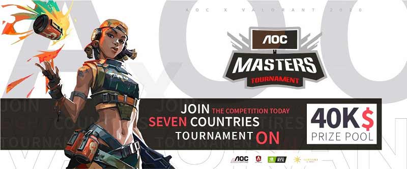 AOC Memanggil Para VALORANT Players di AOC Masters Tournament 2020
