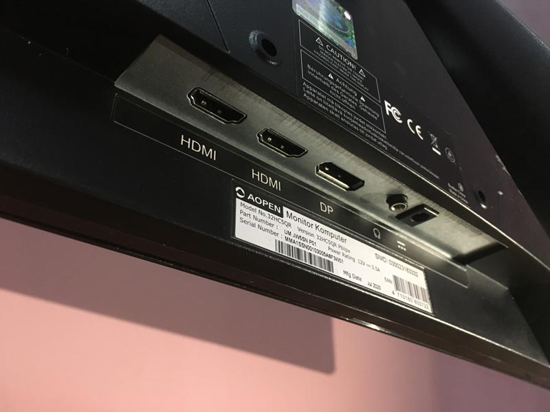 Sensasi Monitor Gaming Lengkung AOPEN 32HC5QR_P (31.5”)
