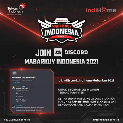 IndiHome MabarKuy Indonesia 2021: Persembahan BUMN untuk Esports Indonesia