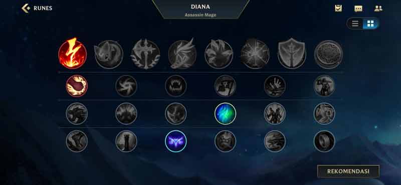 &#91;Guide Wild Rift&#93; Build Diana Scorn of The Moon di Mid Lane