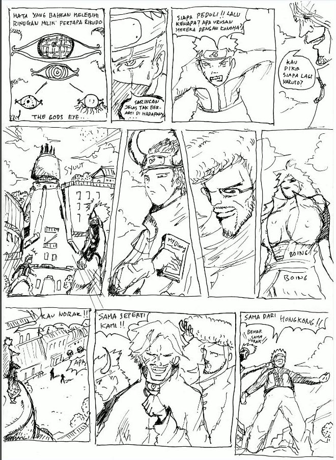 &#91;Fan Comic&#93; Naruto : Larope Invation !!