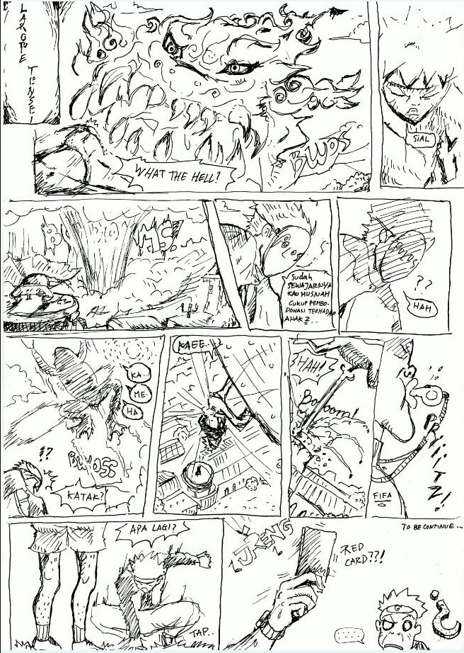 &#91;Fan Comic&#93; Naruto : Larope Invation !!