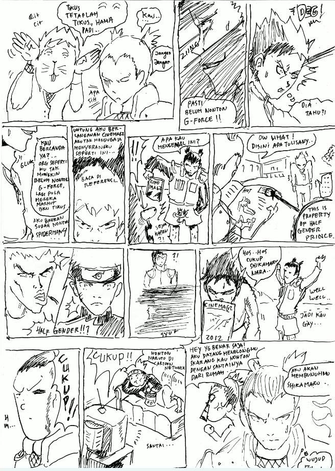 &#91;Fan Comic&#93; Naruto : Larope Invation !!