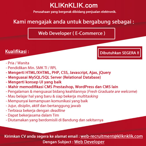 dibutuhkan-web-developer-bandung