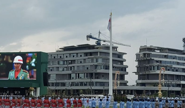 HUT ke-79 RI di Istana Garuda IKN Lancar, Jokowi: Terima Kasih, Upacara Berjalan Baik
