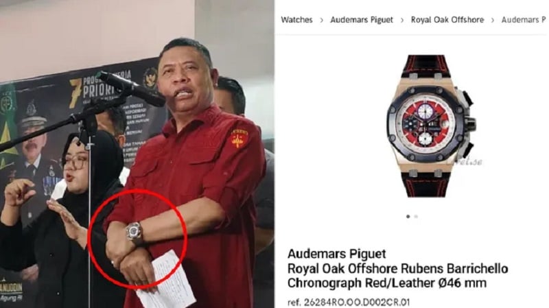 Tersangkakan Tom Lembong, Jaksa Abdul Qohar Pakai Jam Tangan Seharga Rp1,1 Miliar
