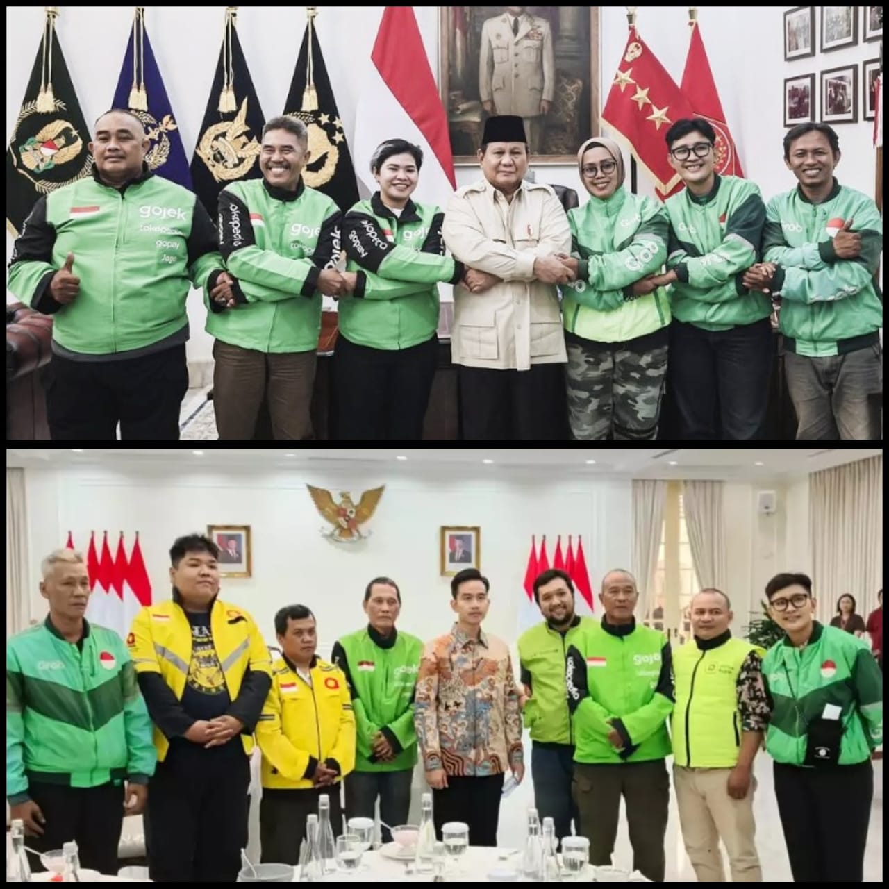 Ojol yang Ketemu Gibran, Orang yang Sama saat Bertemu Prabowo, Netizen: Dia Lagi….