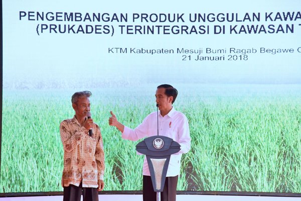 Presiden Ingin Petani Jual Hasil Panen dalam Bentuk Beras