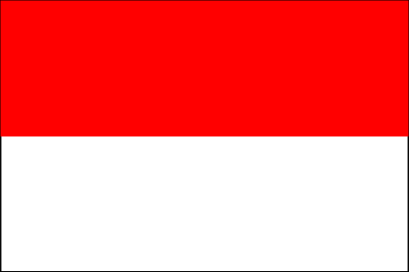 bendera poLandia,monaco dan indonesia