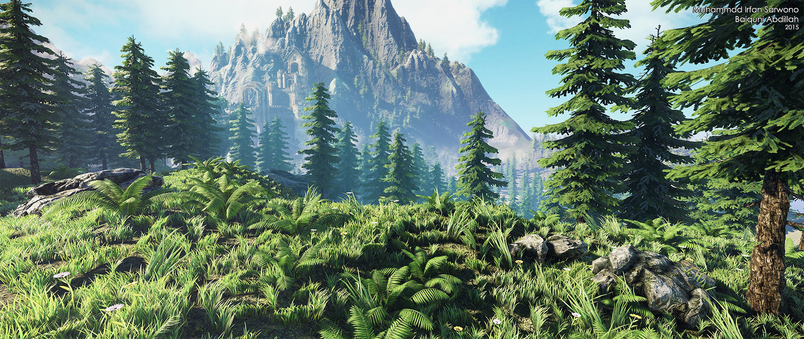 ANIMASI 3D HUTAN DAN CANDI PAKE CRYENGINE + WALLPAPER FULL HD 