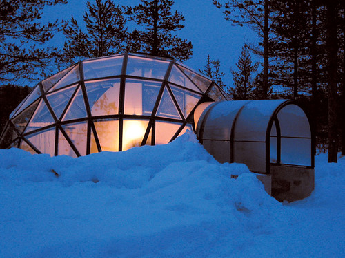 Kakslauttanen igloo village, Hotel dg Pemandangan Alam Yg menakjubkan.