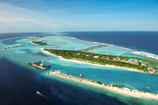 10 Foto Mengagumkan Pulau Maladewa Dari Atas