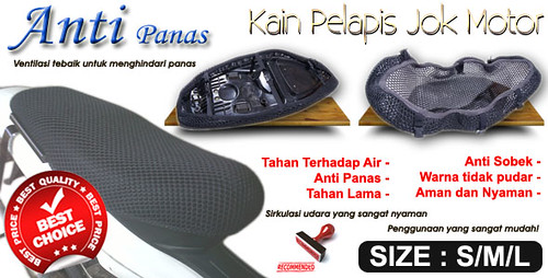 cover jok moto merk Anti Panas
