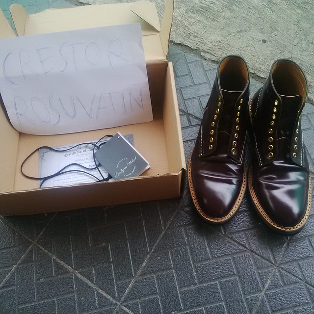 SAGARA LEGACY MTO SHELL CORDOVAN SIZE 42D