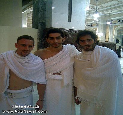 Foto2 Frank Ribery &amp; Hamit Altintop di makkah