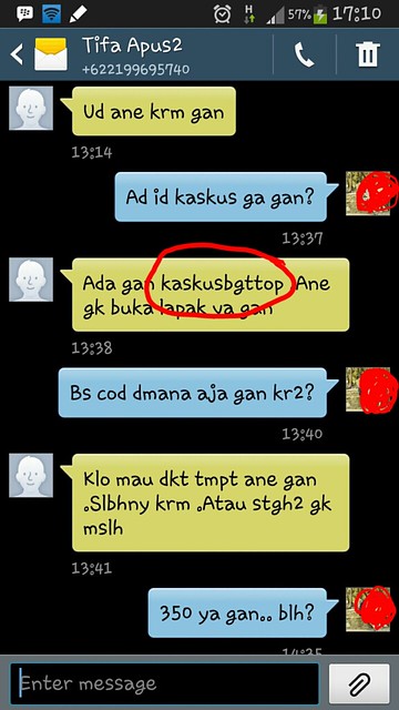 SURAT TERBUKA UNTUK SELLER YANG MENGAKU ID "kaskusbgttop" / Angga Wisnu Aji Saputra