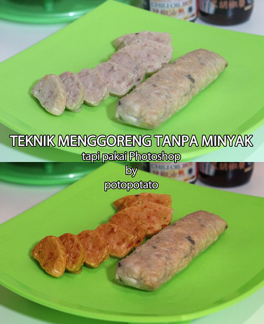 Teknik Menggoreng tanpa Minyak, bahkan tanpa kompor