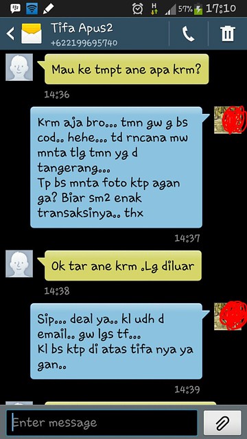 SURAT TERBUKA UNTUK SELLER YANG MENGAKU ID "kaskusbgttop" / Angga Wisnu Aji Saputra