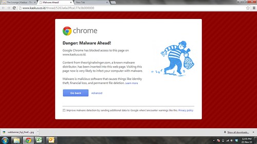 Ada Malware detected di Postingan HOT THREAD