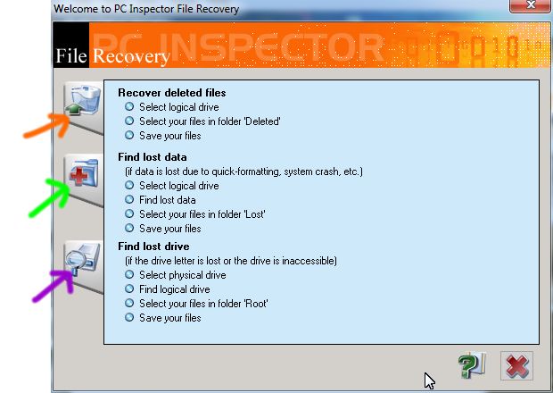 Recovery Data Pada Flasdisk Yg Tidak Bisa Diakses dgn PC Inspector v. 4.0 