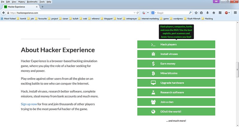 Hacker Experience :: Saatnya Menjadi Seorang Hacker