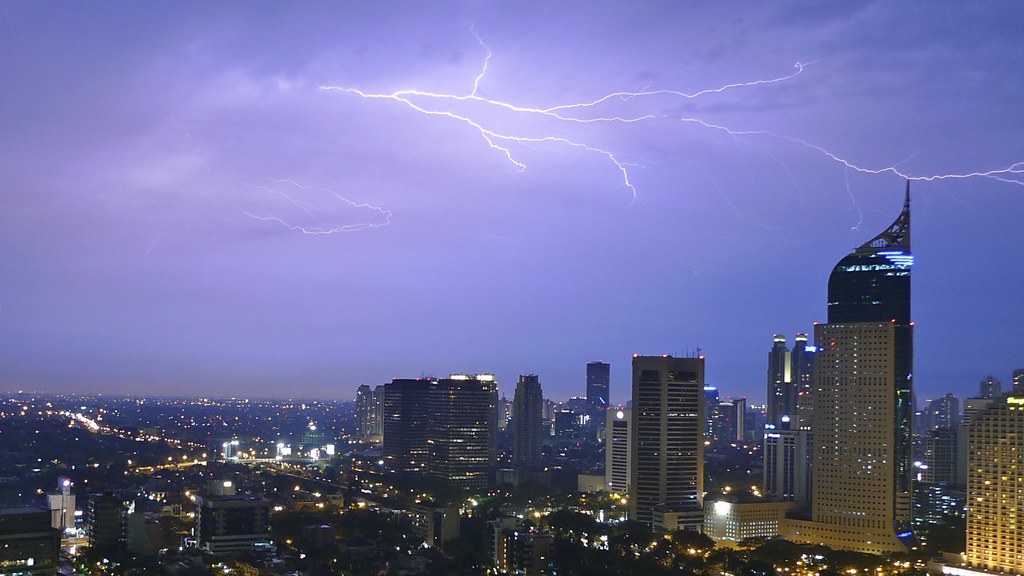 Kota Terbesar di Indonesia di malam hari. Keren gan!!