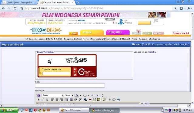 &#91;SHARE&#93; Kumpulan captcha unik (mungkin)