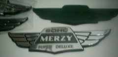 Parts Kawasaki Z200, KZ200, Binter Merzy, Emblem Dop-Speedometer-Dll
