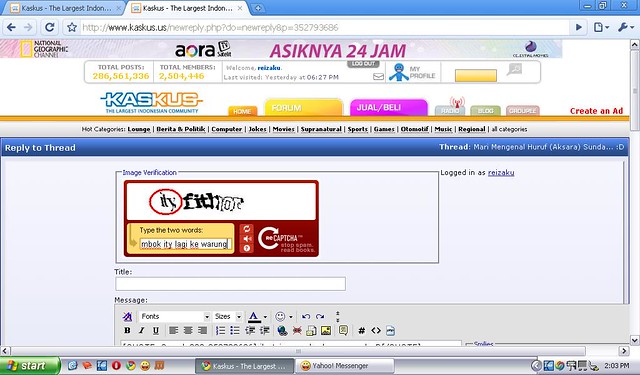 &#91;SHARE&#93; Kumpulan captcha unik (mungkin)