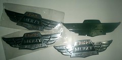 Parts Kawasaki Z200, KZ200, Binter Merzy, Emblem Dop-Speedometer-Dll