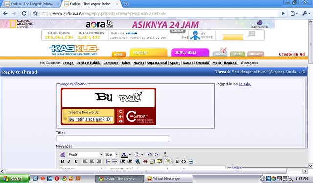 &#91;SHARE&#93; Kumpulan captcha unik (mungkin)