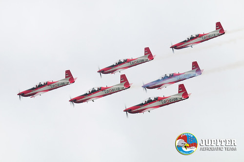 &#91;TRIT BERHADIAH&#93; JUPITER AEROBATIC TEAM, TNI-AU OFFICIAL AEROBATIC TEAM