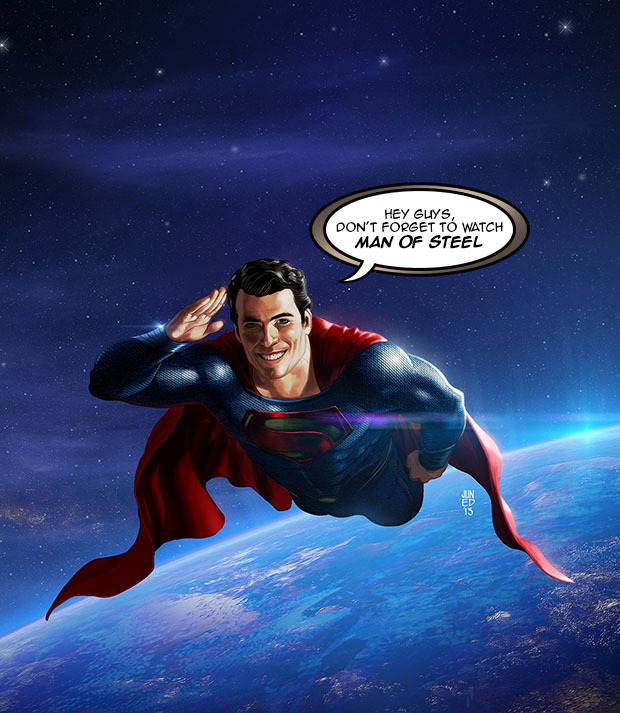 Man of Steel Fanart ~baru bikin tadi pagi ;p