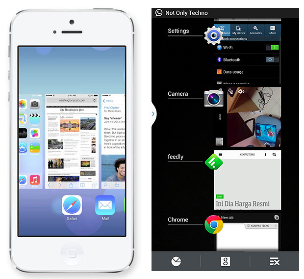 4 Bukti Kemiripan iOS 7 dan Android