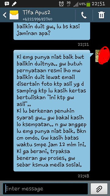 SURAT TERBUKA UNTUK SELLER YANG MENGAKU ID "kaskusbgttop" / Angga Wisnu Aji Saputra