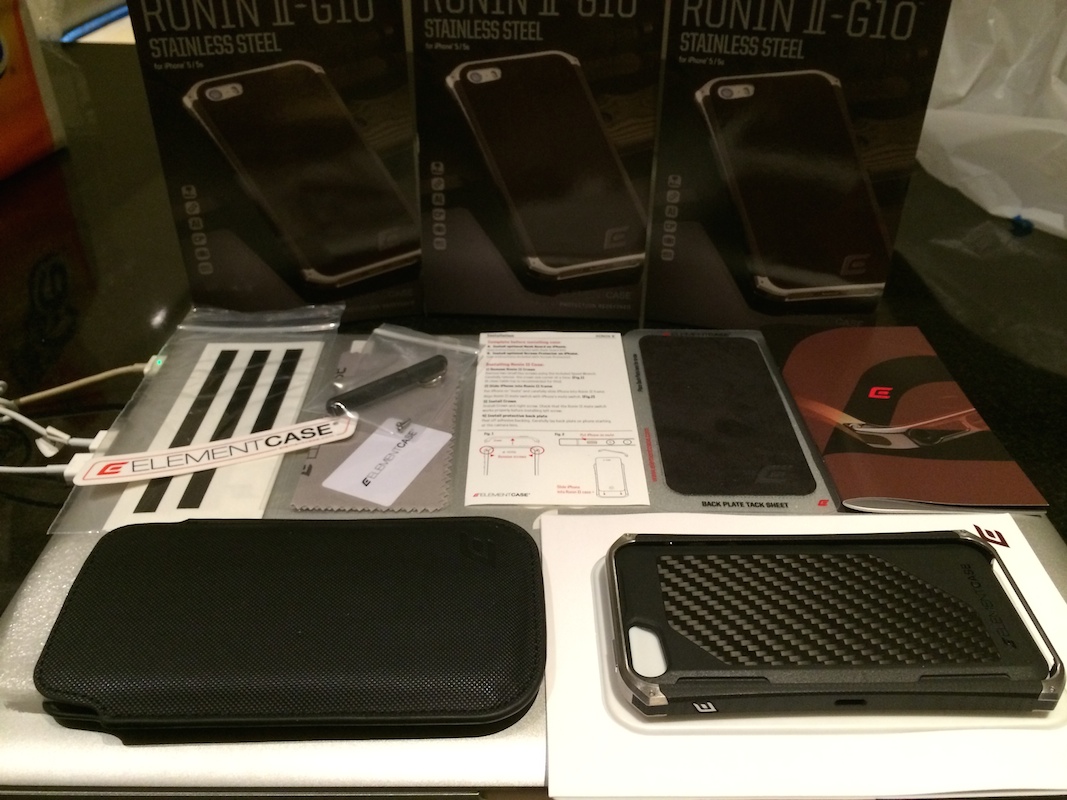 ➤ Element Case Ronin II G10 Stainless Steel, Titanium, Fuse Deck 100% Original !!! ☜