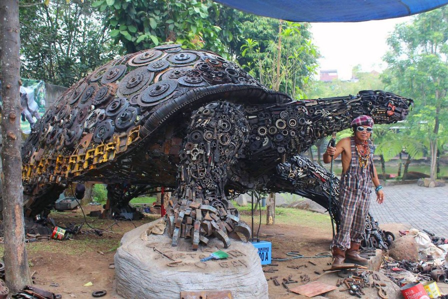 Ono Gaf - Seniman Baja asli Malang berkelas International 