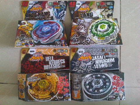 Beyblade 4D System bermacam seri