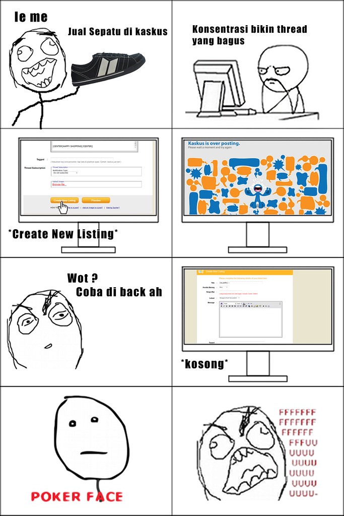 &#91;Iseng Berhadiah #1&#93; Lomba Rage Comics Berhadiah Kaos Meme !! Free to Join