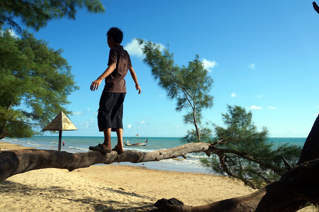 ~~~Pantai lombang sumenep, a hidden paradise in madura with, panta dengan cemara u~~~