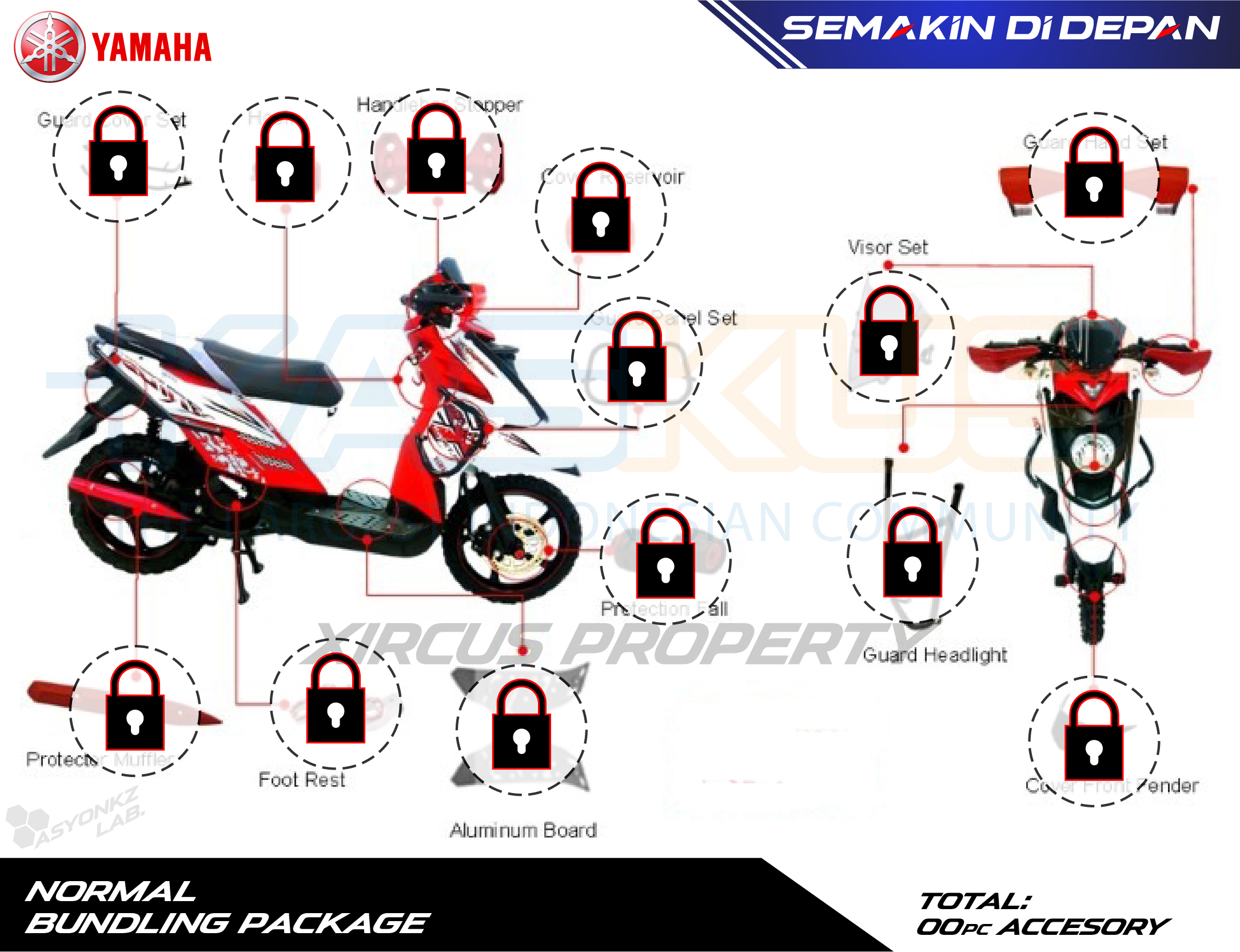 Serba - Serbi Yamaha X - Ride