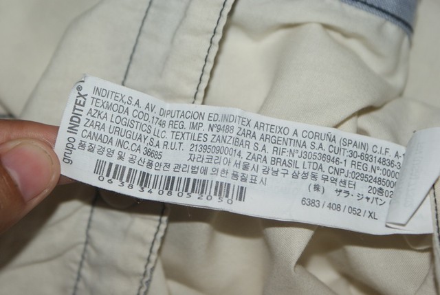 SUGARCANE CARHARTT THE NORTH FACE APC GIVENCHY LACOSTE ZARA TOPMAN H&M UNIQLO Shirt