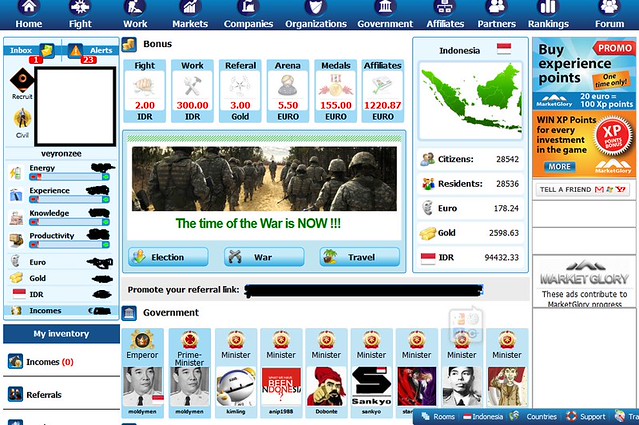 &#91;MarketGlory} web based game yg membayar euro