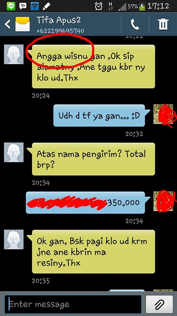 SURAT TERBUKA UNTUK SELLER YANG MENGAKU ID "kaskusbgttop" / Angga Wisnu Aji Saputra