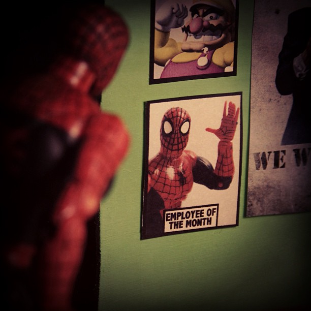 Photography kreatif dengan mainan SPIDERMAN &#91;kocak&#93;