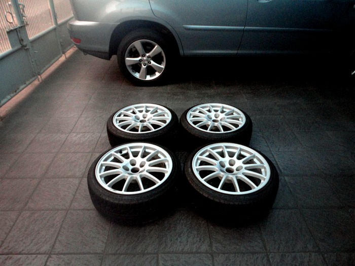 Terjual FOR SALE VELG Oem Evolution X GSR by ENKEI JAPAN 