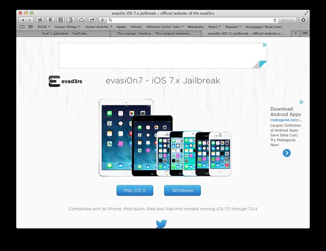 HOT: iOS 7 Untethered Jailbreak Telah Hadir Untuk Publik!!