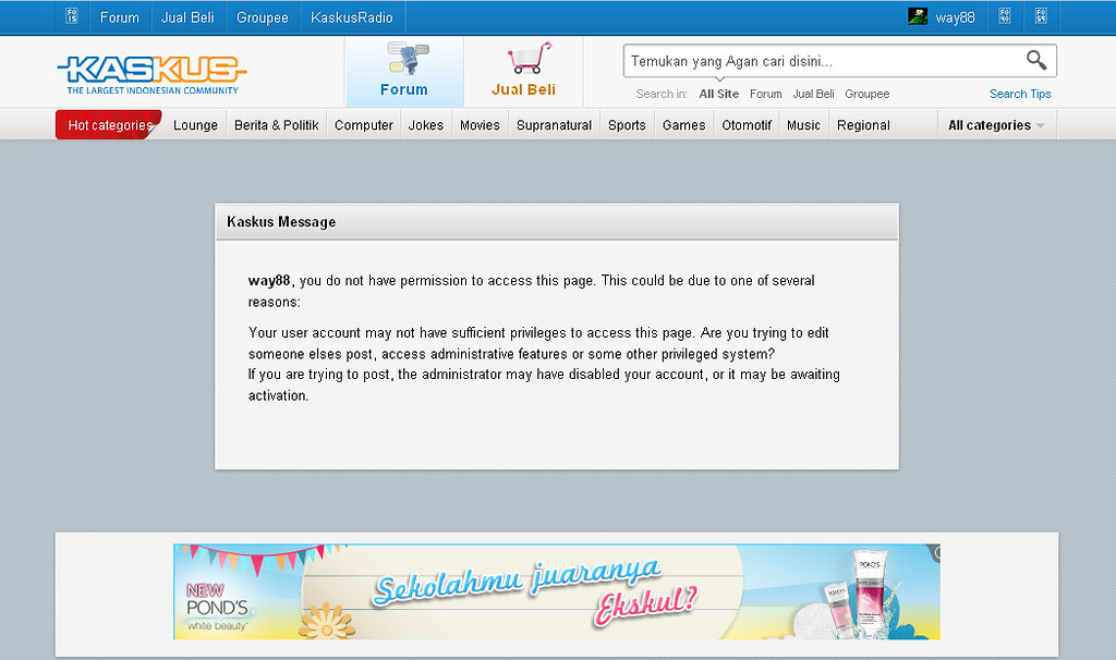 KENAPA DENGAN ACCOUNT KASKUS 1 INI GAN?