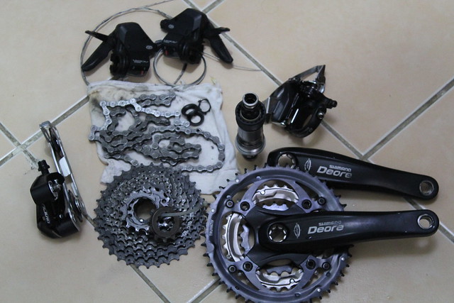 DRIVE TRAIN COPOTAN KHS ALIVIO, DEORE 27SP